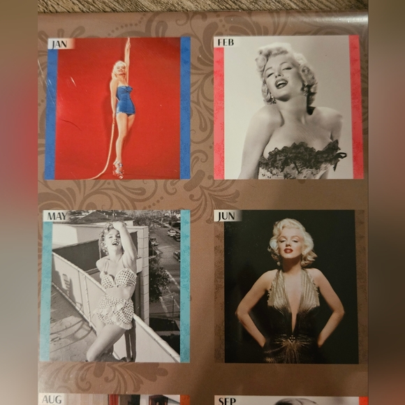🛍 Official collectible 2023 16 month Marilyn Monroe calender sealed - Picture 3 of 7